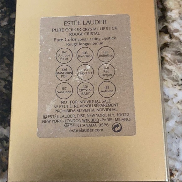 Estée Lauder pure color crystal lipstick rouge - Picture 3 of 3